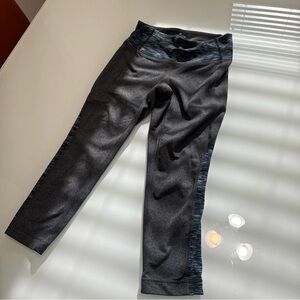 Athleta Gray Capri Ankle Yoga Running Pants Xs T9
